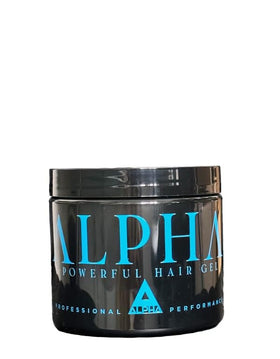 ALPHA Gel blue hair style in progress demonstrates flexible reworkable hold