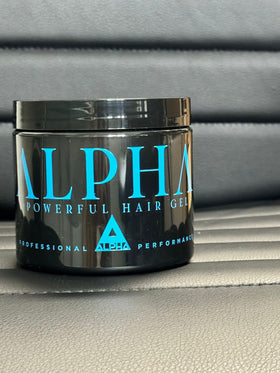 ALPHA Gel blue hands applying gel illustrates easy wet re-styling