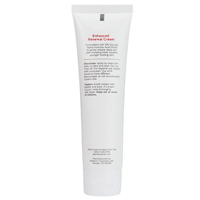Alpha Skin Care Enhanced Renewal Cream packaging back displays 2 oz twin-pack.