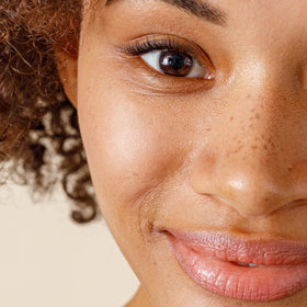 Alpha Skin Care Renewal Serum dispense drop demonstrates easy, controlled application.