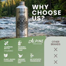 Alpine Provisions aloe vera coconut moisture formula bottle for hydration