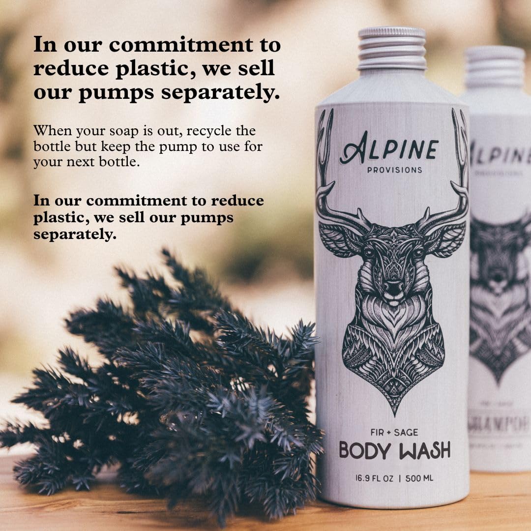 Alpine Provisions aluminum bottle packaging highlighting eco-friendly design