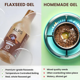 Alps Goodness flaxseed gel clear-formula lightweight texture