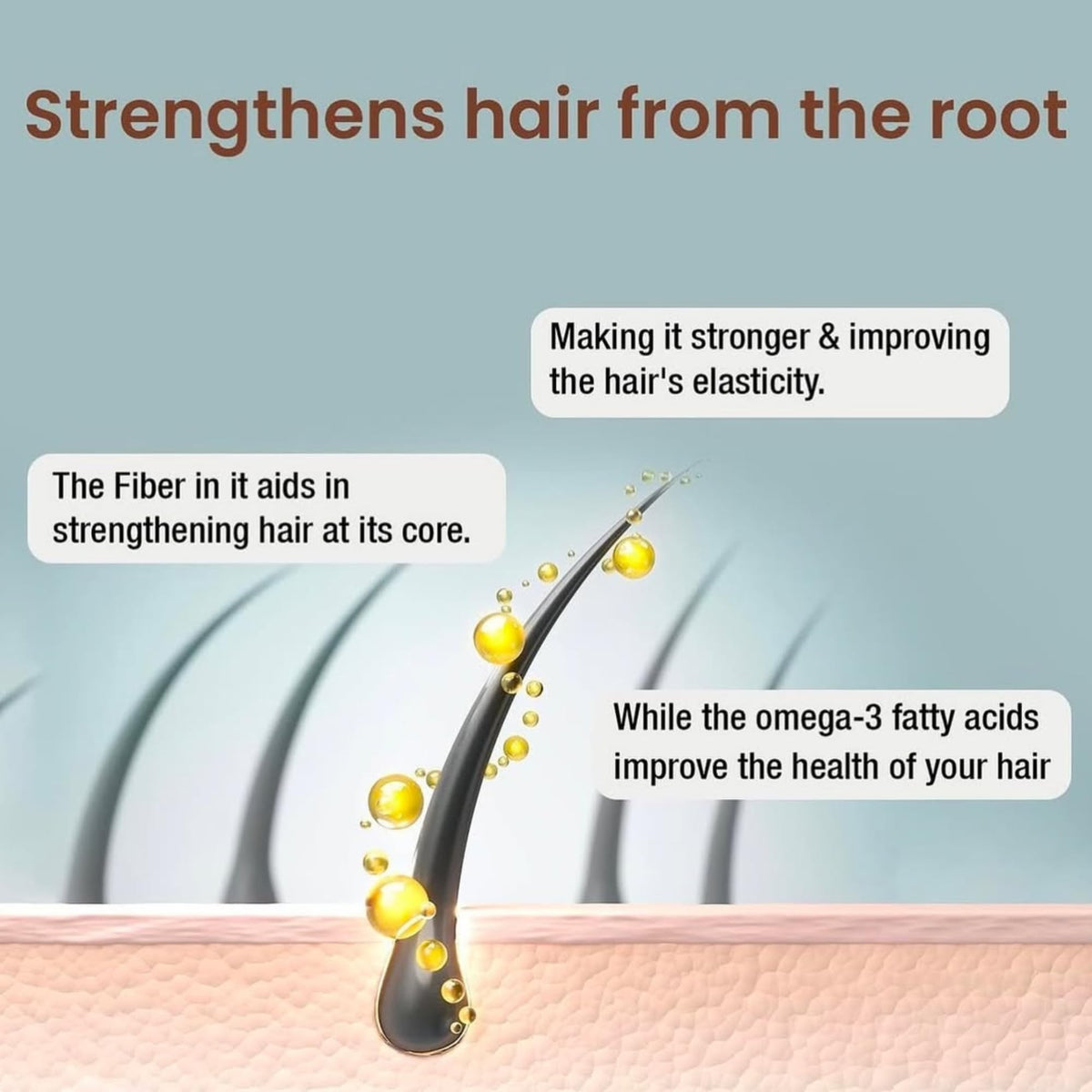Alps Goodness flaxseed gel soft-hair shine on defined curls
