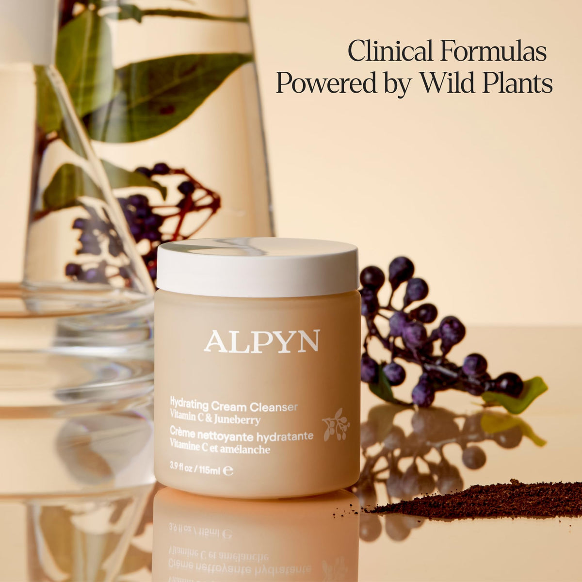Alpyn Beauty Hydrating Cold Cream Cleanser applying on face for makeup removal and hydration.