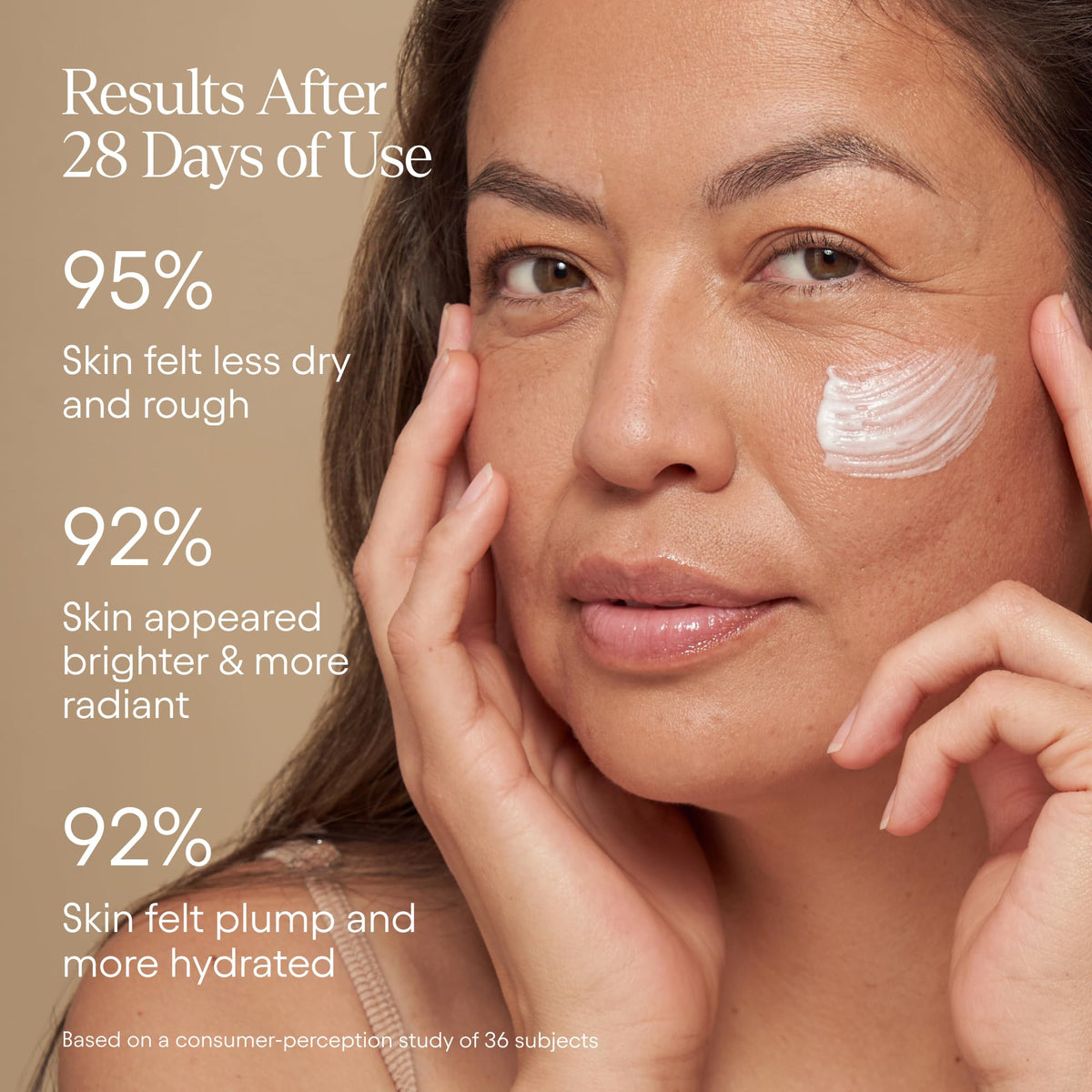 Alpyn Beauty Melt Moisturizer hyaluronic acid supports lasting moisture in skin.