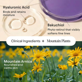 Alpyn Beauty Melt Moisturizer squalane locks in moisture for a refreshed feel.