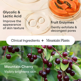 Alpyn Beauty pore-refinement close-up hints at refined appearance of pores