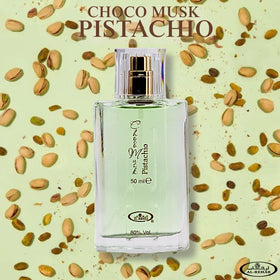 Al-Rehab Choco Musk EDP top notes capture warm spices and amber for instant allure.