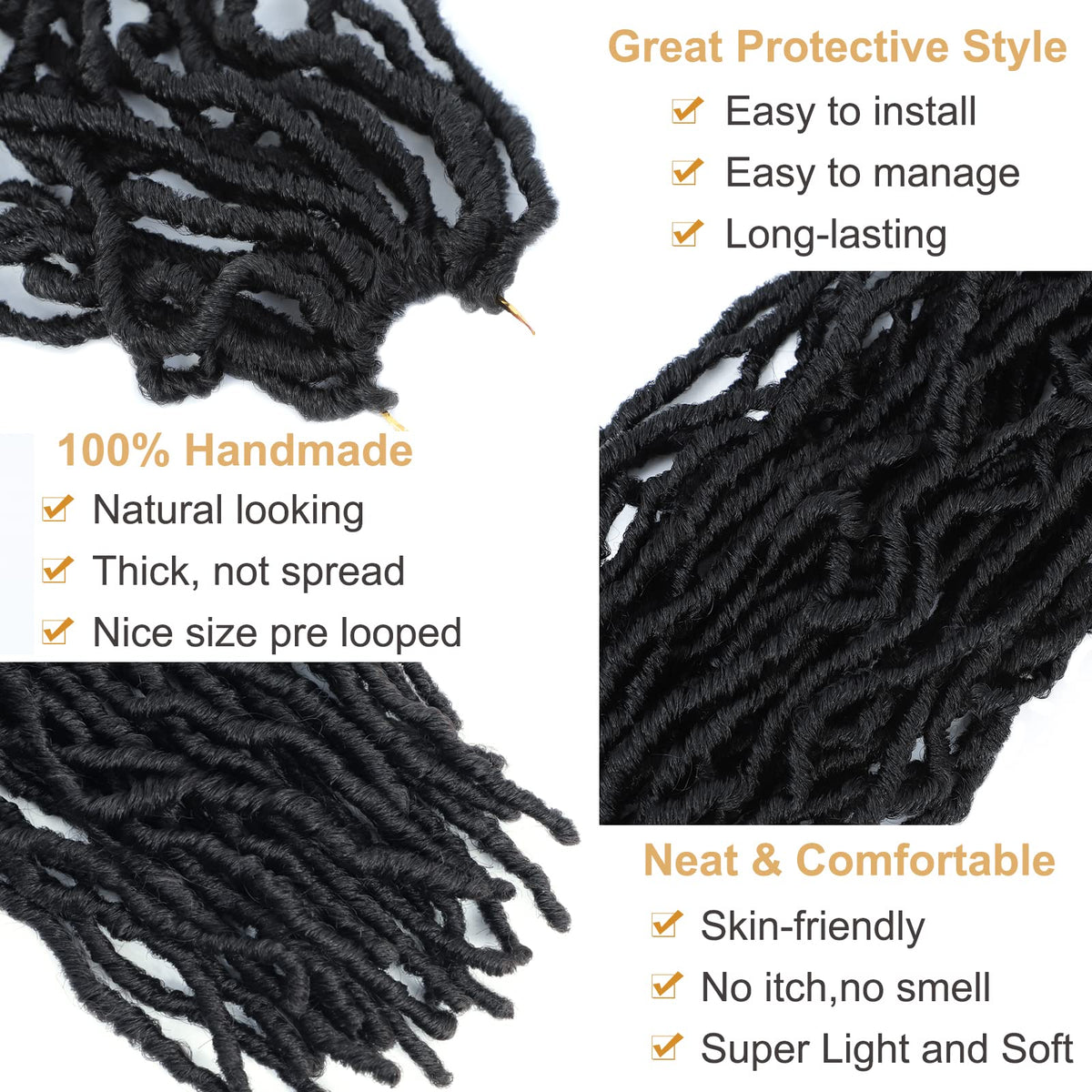 Alrence handmade crochet locs 30-inch style crafted by professionals.