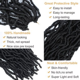 Alrence handmade crochet locs 30-inch style crafted by professionals.