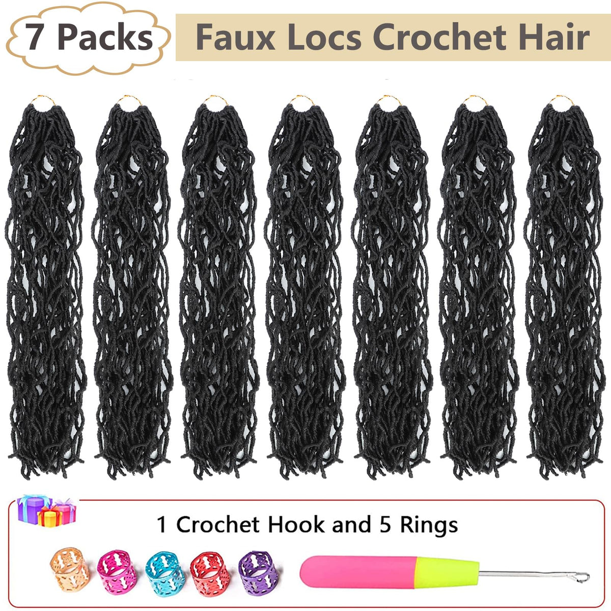 Alrence pre-looped locs 30-inch design for quick, beginner-friendly installation.