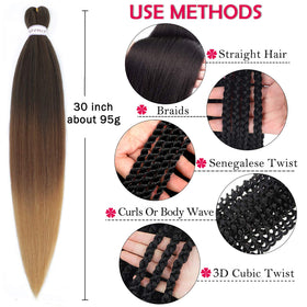 Alrence Yaki texture offers natural look and soft touch in every braid.