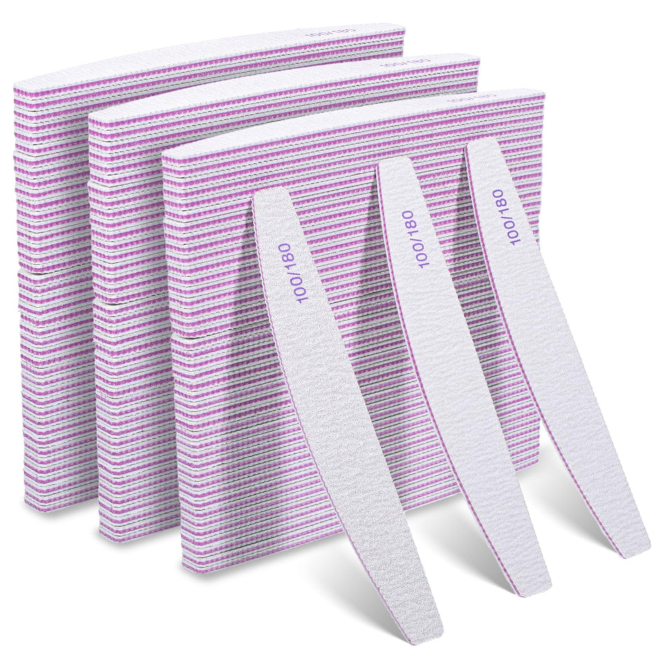 Alrhso 150pcs nail-files-set for salon-grade shaping at home