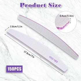 Alrhso double-sided-nail-file for quick shaping and buffing