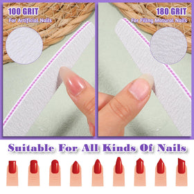 Alrhso washable-reusable-emery-boards easy to clean and reuse