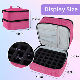 ALSLEA durable oxford fabric nail organizer in rose