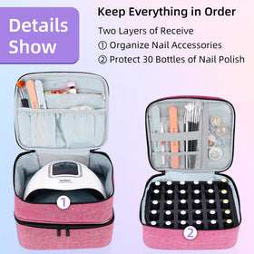 ALSLEA foam bottle holder protects polish during transport
