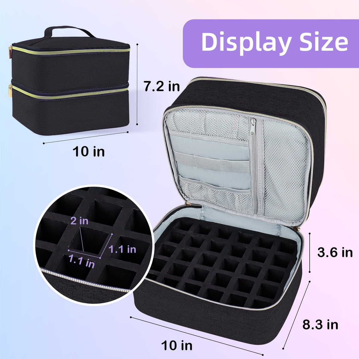 ALSLEA top handle facilitates easy carrying and quick packing.