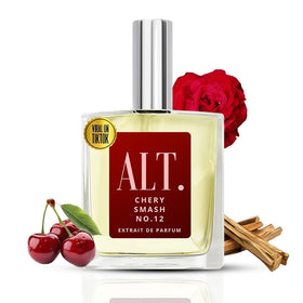 ALT. FRAGRANCES Cherry Smash No. 12 bottle front view, long-lasting unisex scent.