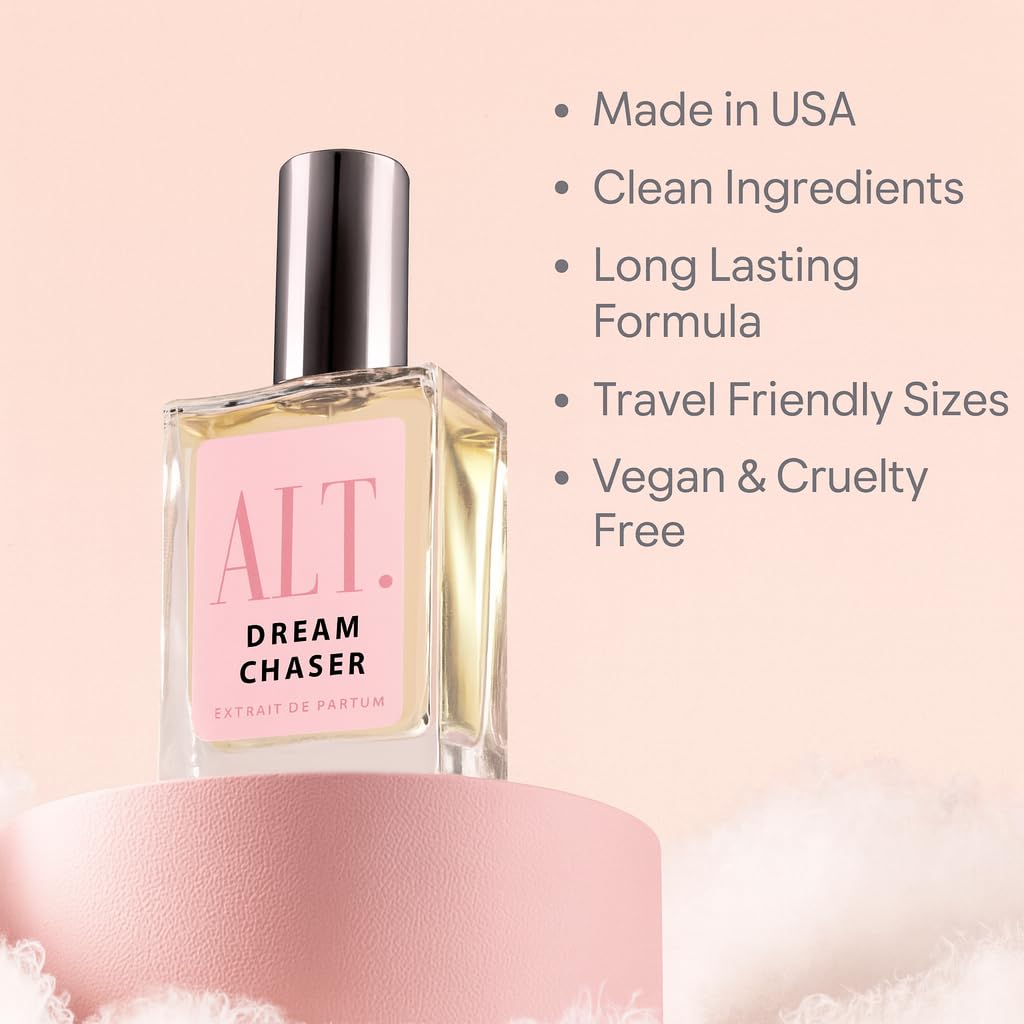 ALT. FRAGRANCES Dream Chaser packaging box presents a premium, gift-ready look.