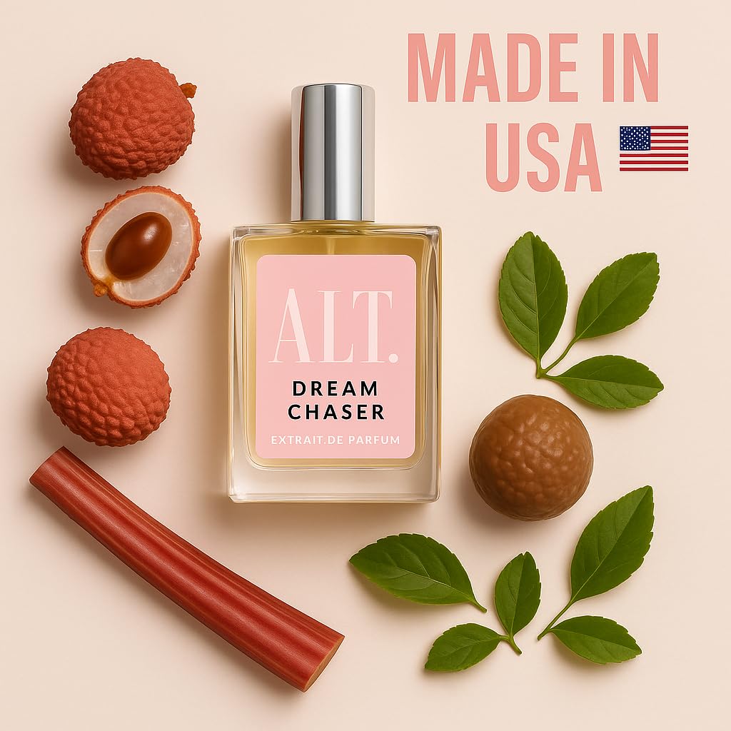 ALT. FRAGRANCES Dream Chaser travel-size bottle enables on-the-go touch-ups.