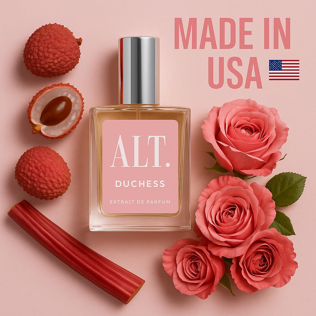 ALT. FRAGRANCES Duchess lychee note highlights a bright opening for daytime wear.