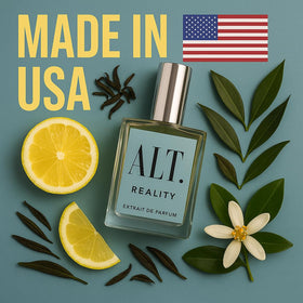 ALT. FRAGRANCES Reality ginger-core highlights a spicy heart for versatile daytime or evening style.