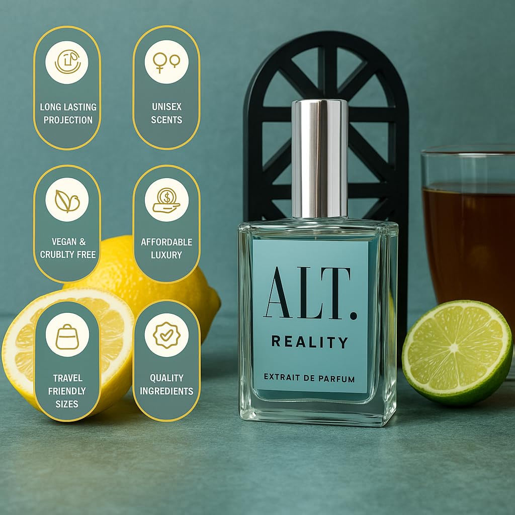 ALT. FRAGRANCES Reality warm-finish shows a cinnamon-ambrox tail for evening wear.