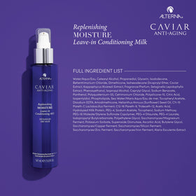 Alterna CAVIAR Anti-Aging Leave-In Milk detangling action on hair