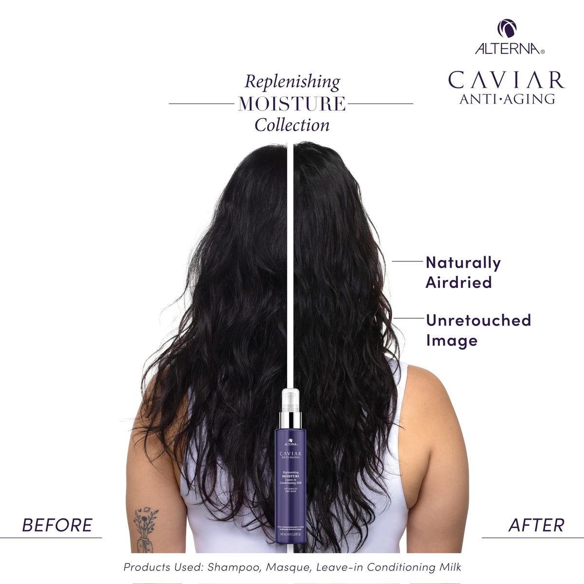 Alterna CAVIAR Anti-Aging Leave-In Milk packaging box on shelf