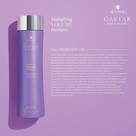 Alterna CAVIAR Anti-Aging Volume set displayed together on a shelf for harmony.