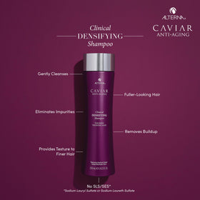 Alterna CAVIAR clinical detox shampoo close-up showing rich lather and cleanse.