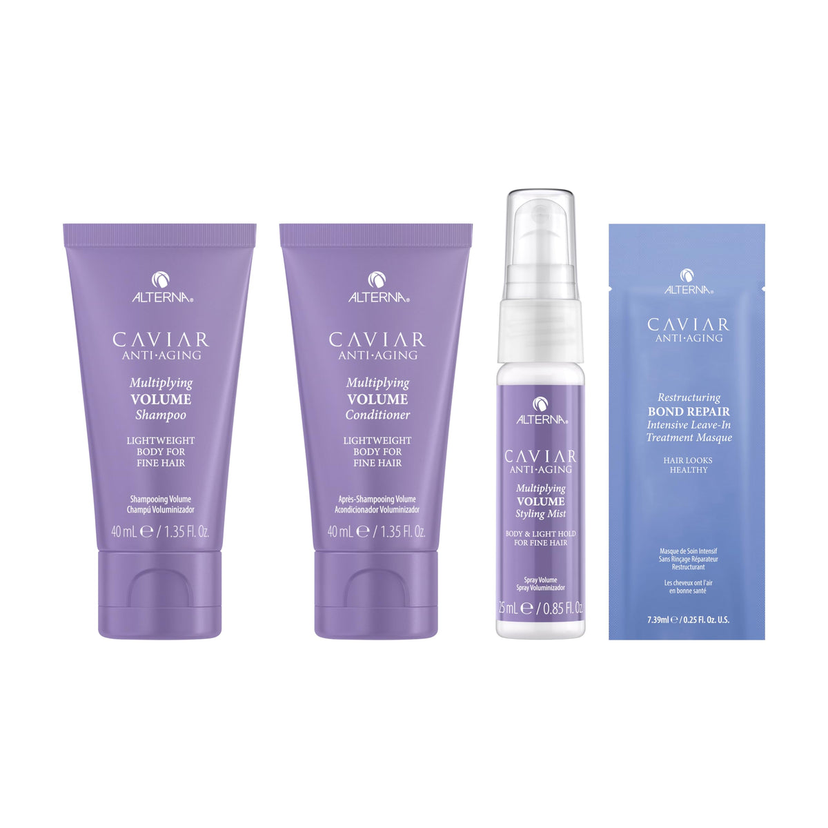 Alterna Caviar extract hydrates for shine and elasticity