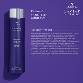 Alterna conditioner on bathroom shelf suggesting daily moisture routine.