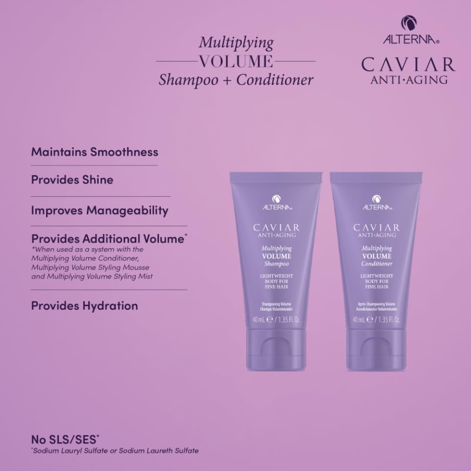 Alterna Multiplying Volume Conditioner tube provides lightweight moisture and body