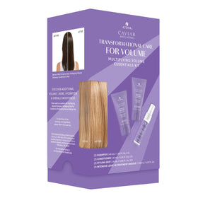 Alterna Multiplying Volume Shampoo bottle boosts fullness for fine hair