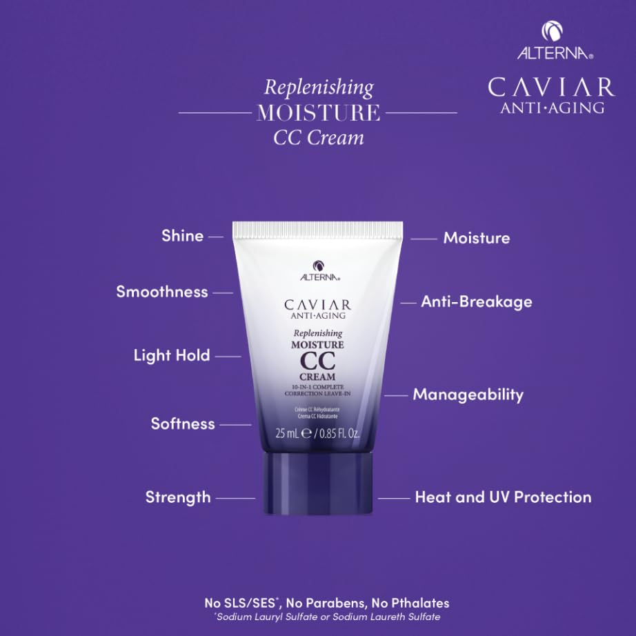 Alterna Replenishing Moisture CC Cream tube delivering 10 benefits in one step
