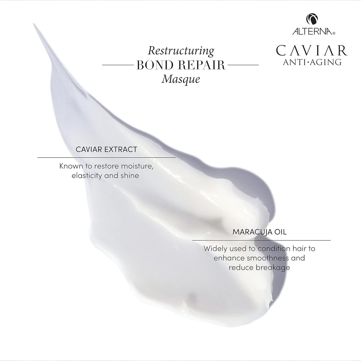 Alterna Bond Repair hair before-after illustrates potential damage repair and manageability