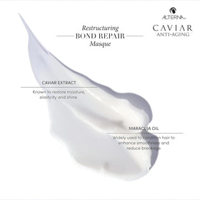 Alterna Bond Repair hair before-after illustrates potential damage repair and manageability