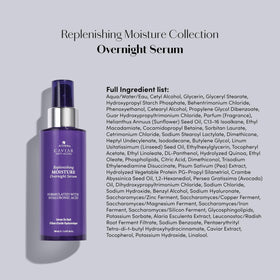 Alterna serum after use shows hydrated, smooth hair