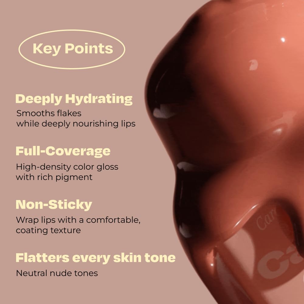 Alternativestereo Lip Potion Caramel Glaze with Cica PDRN for nourished lips.