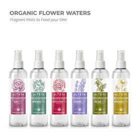 Alteya Organics Rose Water BPA-free spray bottle ready for daily use.