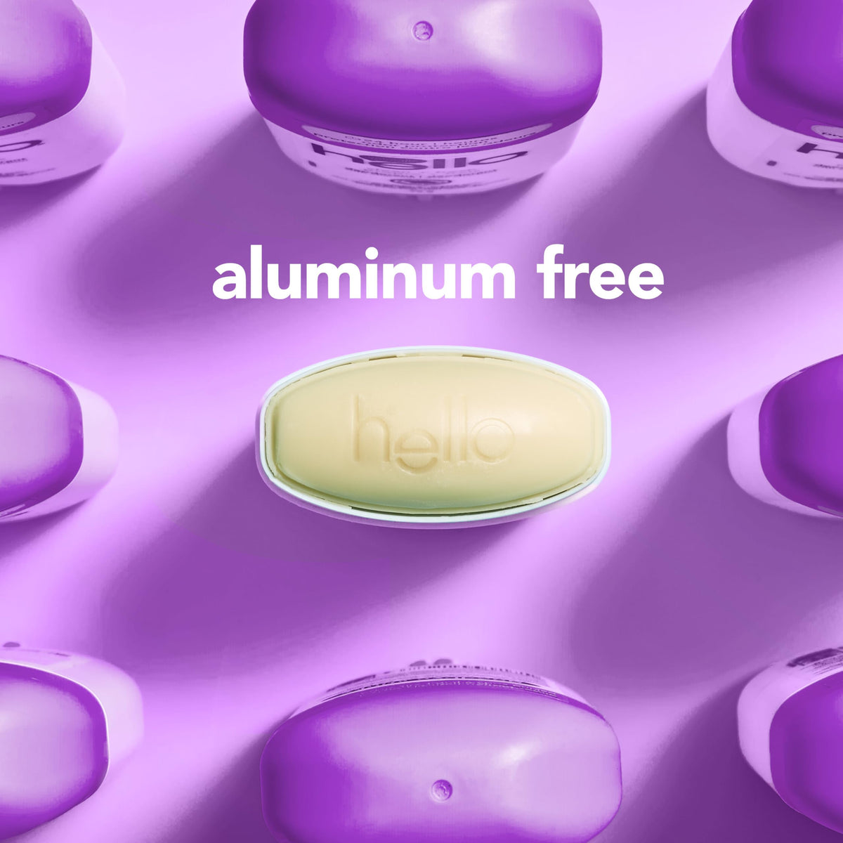 Aluminum-free formula label communicates safe underarm care.