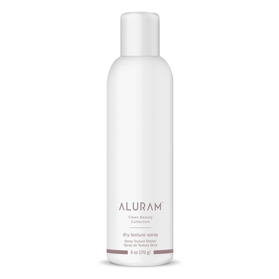 ALURAM Dry Texture Spray bottle shows lightweight beachy texture.