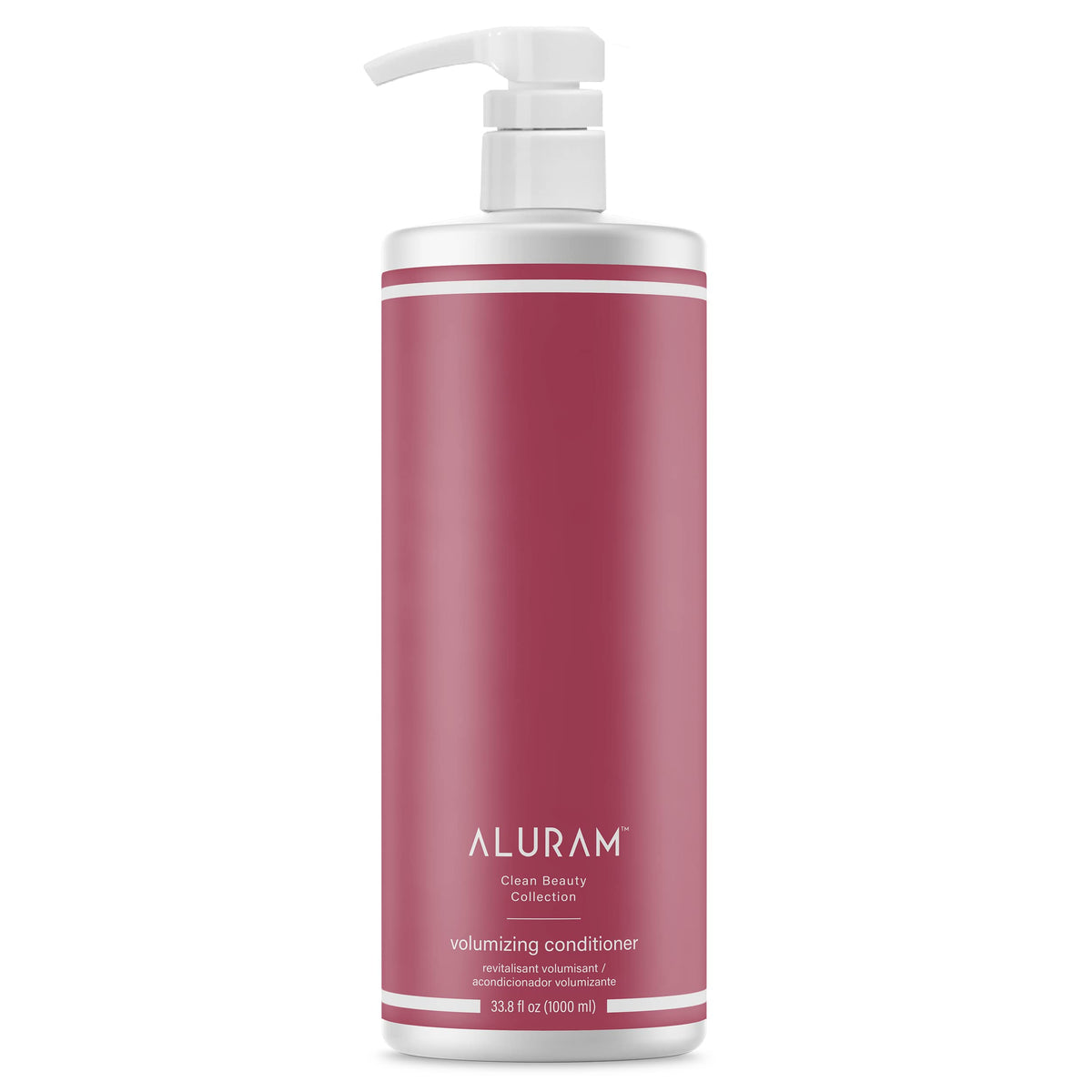 ALURAM Volumizing Conditioner bottle front with weightless moisture for fuller hair.