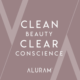Sustainable packaging and vegan formula claim on ALURAM product label.