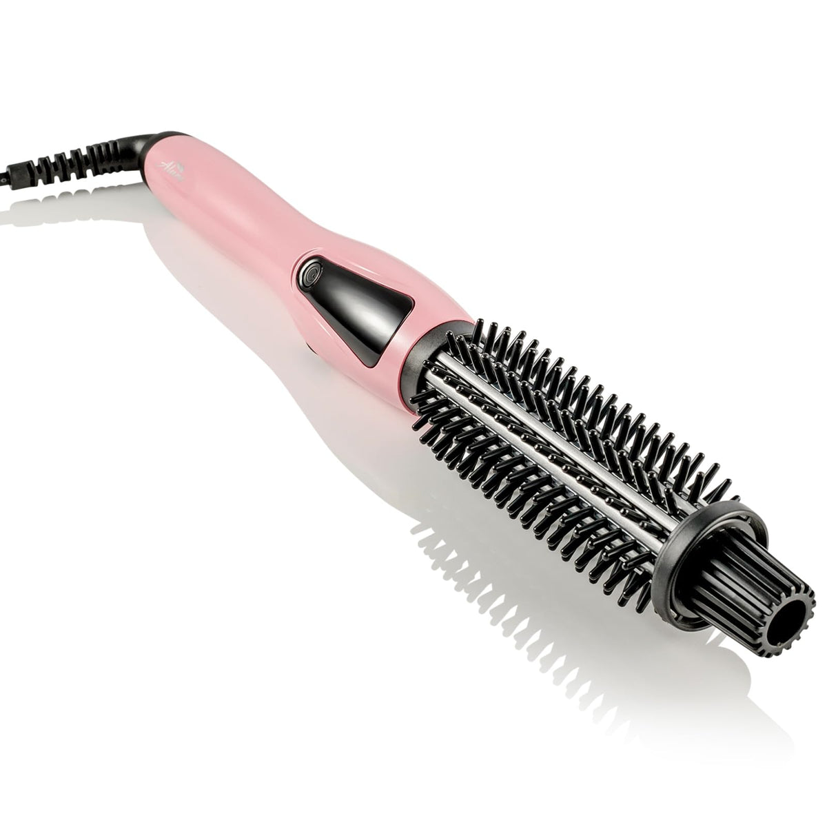 Alure 3-in-1 ionic heated brush anti-scald bristles for safe styling.