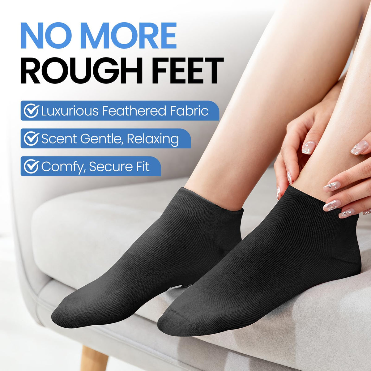 Moisture-locking action of ALUROICE socks showing hydration sealing effect
