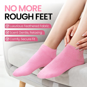 ALUROICE silicone moisturizing socks size 12 display on label